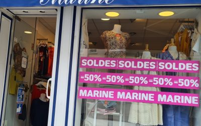 Adhésifs soldes – Magasin prêt à porter