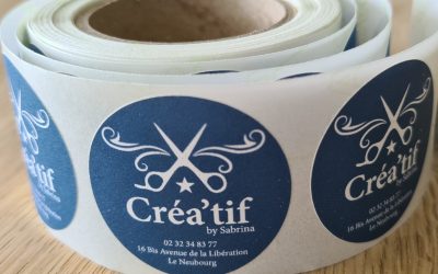 Etiquettes adhésives – Salon de coiffure