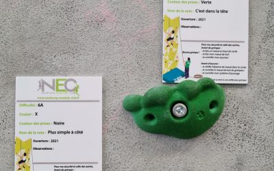Maquette personnalisée – Neubourg Escalade Club