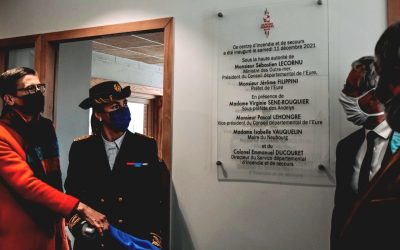 Plaque inaugurale – Centre d’incendie et de secours