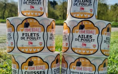 Etiquettes adhésives – Ferme Bidault