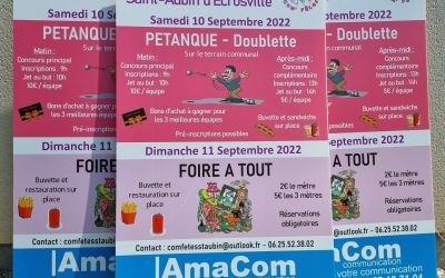Dépliant – fête communale