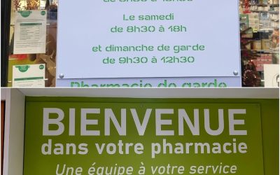 Panneaux – Pharmacie