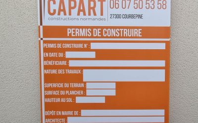 Panneau – permis de construire